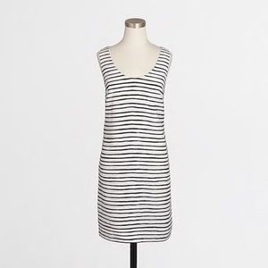 J.Crew Factory Black and White Striped Dress C3363